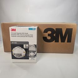 (160) 3M Particulate Respirator N95 Mask Model 8110S