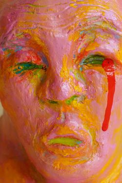Hiroko Hata. Los Angeles. 2021. Air-dry Clay, acrylic, and glue