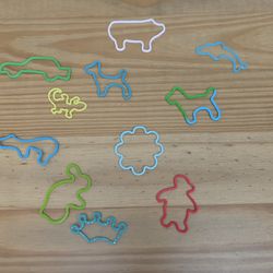 Silly bandz bracelets / rubber bands / hair ties / toys