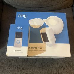 Ring Doorbell 3 And Floodlight Wired Plus 