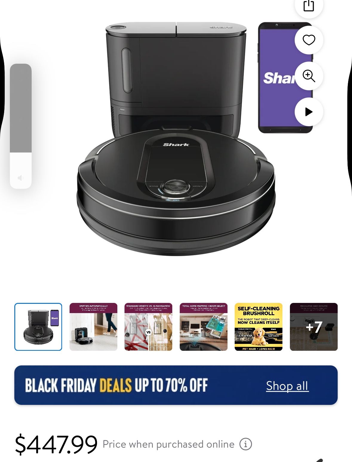 Shark IQ Robot Self Cleaning Vacuum