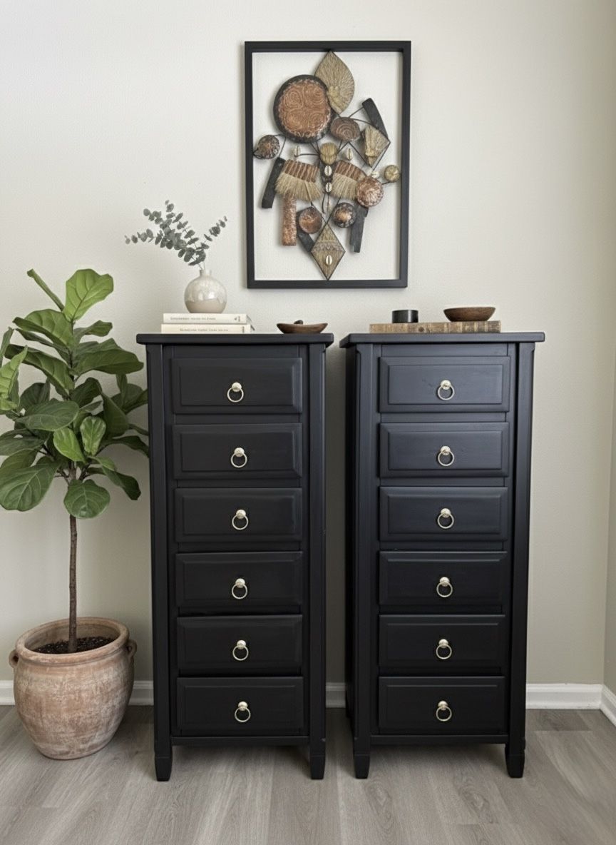 Only 1 Available!! tall dresser, nightstand, lingerie chest