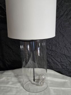 Aria Glass Cylinder Table Lamp 31" - Modern Design