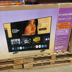 65" Screen Led Smart 4k Ultra HDTV By Samsung 2025 Model.  1 Year Warranty 