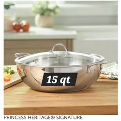Cacerola de 15 qt .Princess house