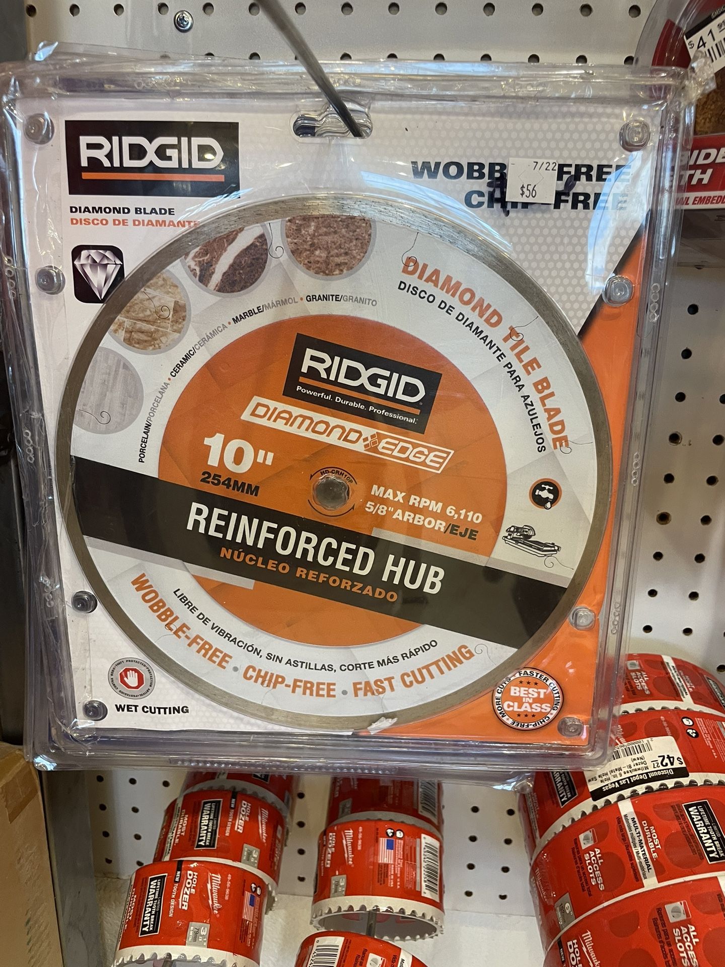 10 in. Reinforced Hub Tile Diamond Blade 10 in. Reinforced Hub Tile Diamond Blade