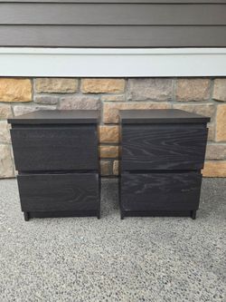 Pair of Black Nighstands