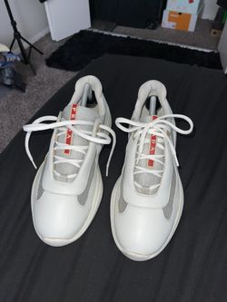 White Prada Size 8