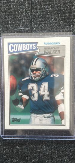 1987 Topps HERSCHEL WALKER Dallas Cowboys NFL Rookie Card