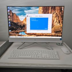 HP - 24" Touch-Screen All-In-One - Intel Core i3 - 8GB Memory - 1TB SSD - Snow White