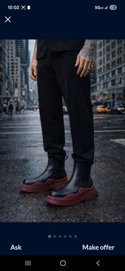 Bottega Veneta TIRE BOOTS 9 US mens