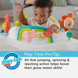 Fisher-Price Baby Bouncer Blooming Fun Jumperoo Activity Center with Music & Lig