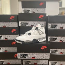 Jordan 4 White Cement