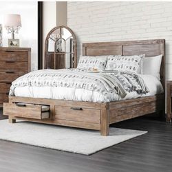 New King Size Bed Frame Mattress Included