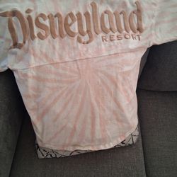 Disney Parks Disneyland Resort Tie Dye Spirit Shirt Pink Rose Sz. SMALL