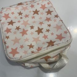 Stars Lunch Bag Insulated With Pocket And Handle