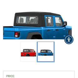 Jeep Gladiator Soft Top Vinyl 