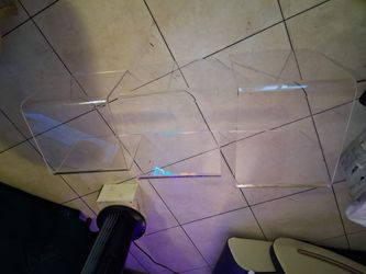 These Three Clear Acrylic Nesting Tables Feature A Waterfall Edge Design That Is A Beautiful Addition To Any Home Or Office. We bend these with nice r