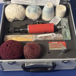 Matco Tools 10 PIECE PNEUMATIC SILVER EAGLER POLISHING KIT WITH AIR BUFFER