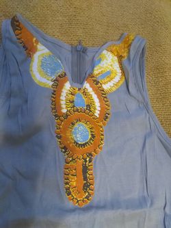 Gray sleeveless Dress