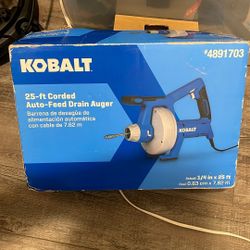 Kobalt 25 -FT Music wire Corded Machine Auger 