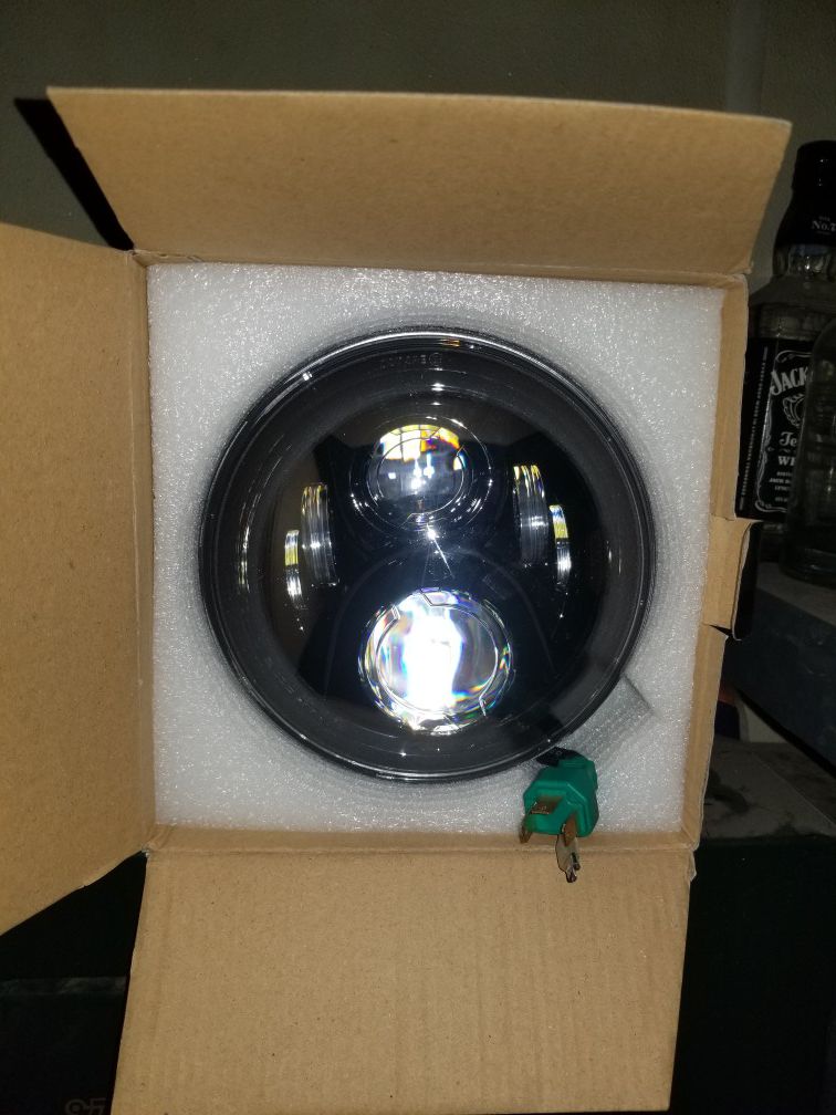 7 inch round led headlight