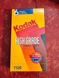 Sealed Brand New Kodak T-120 High Grade VHS Video Tape - 6 Hours