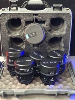 IRIX Cine 5-Lens Extreme PL Set (K&F to Sony FE Adapter) LIKE NEW!