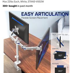 Dual Monitor Desk Mount