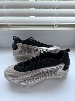 Adidas AE 1 Low Men's Size 9.5 Champagne Metallic Anthony Edwards Shoes JQ6133