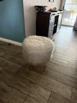 Fur Stool Chair