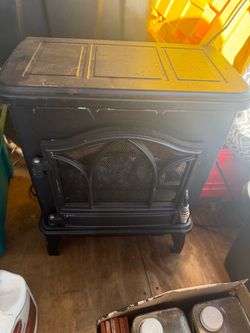Electric heater “fireplace”