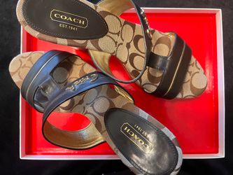 Coach Jonah platform mules