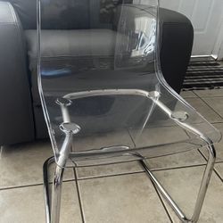 Acrylic chair IKEA