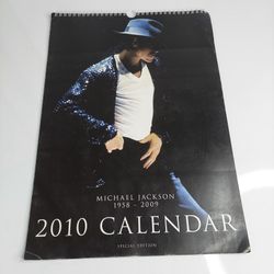 2010 MICHAEL JACKSON CALENDAR. 
