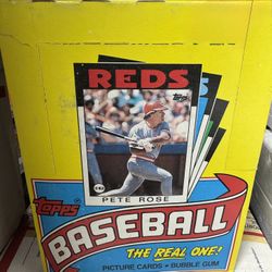 1986 Topps Baseball Card Wax Box