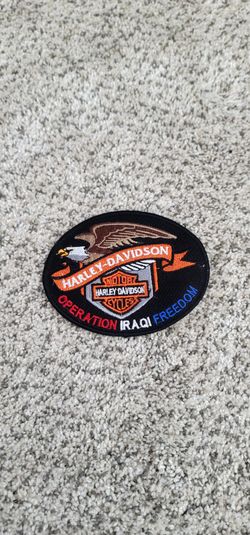 Harley Davidson Operation Iraqi Freedom Oval Patch