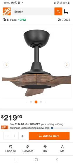 Pair  (2) -72 inch Ceiling Fan..Remote/ Smart Function