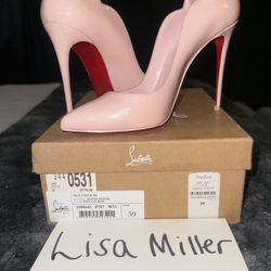Christian Louboutin Hot Chick 100mm Heels Size 39 - US 8 - New in Box