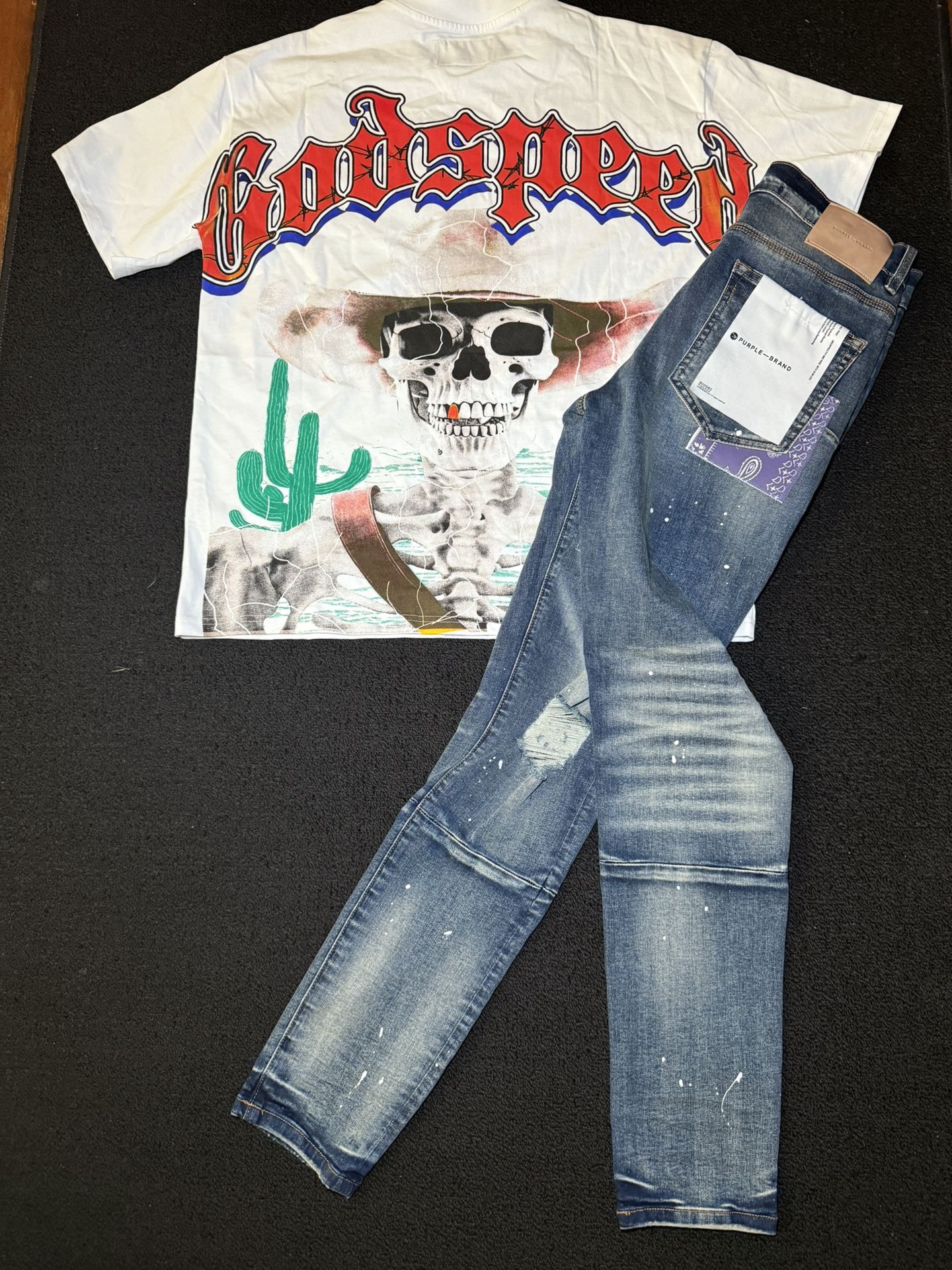 Godspeed T-shirt X Purple Brand Jeans