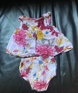 Baby girl sunny dress set for 3-6 months
