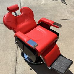 Red Barber Chair 