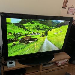 Samsung 42” plasma tv with remote control
