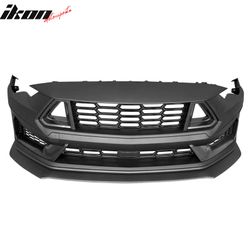 Fits 2018-2023 Ford Mustang Dark Horse HP Style Front Bumper Conversion Kit W/ Grille