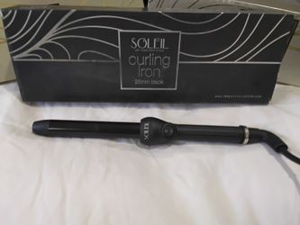 Soleil Infrared 25 Mm Black Curling Iron 