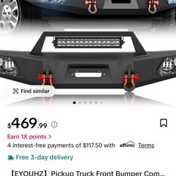 $250 New Front Bumper Ford F-150