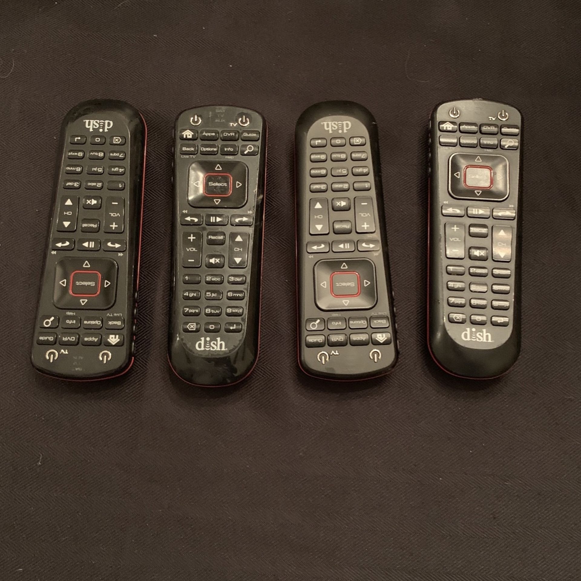 4 Dish Network Remote Controls