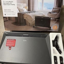 Ballu Convection Space Heaters for Indoor Use, 1500W Whole Room Heating with Remote,24 hours Timer,Eco,Stand & Wall mount,Large Room Panel Electric Sp