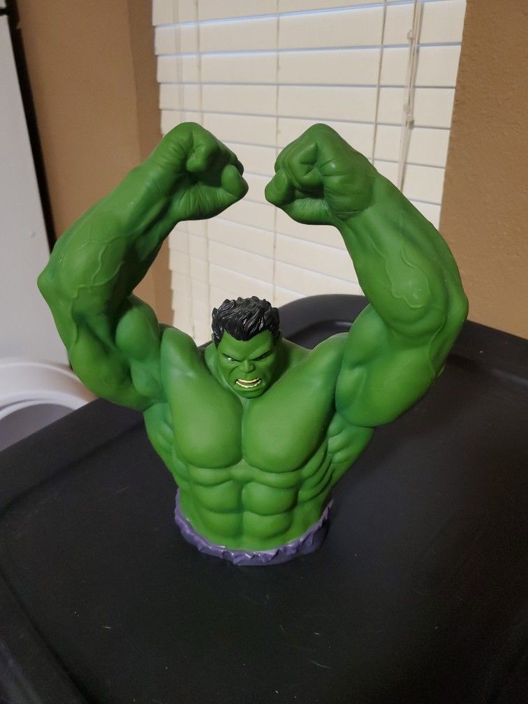 Hulk Piggy Bank - 12'' Tall.