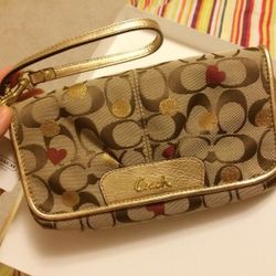 NWT Coach large Wristlet bag purse limited edition